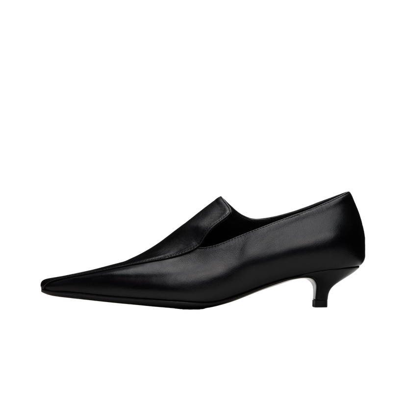 Superge in čevlji TOTEME Leather Kitten Heel Pumps Črna | 251-WAS4692-LE0104
