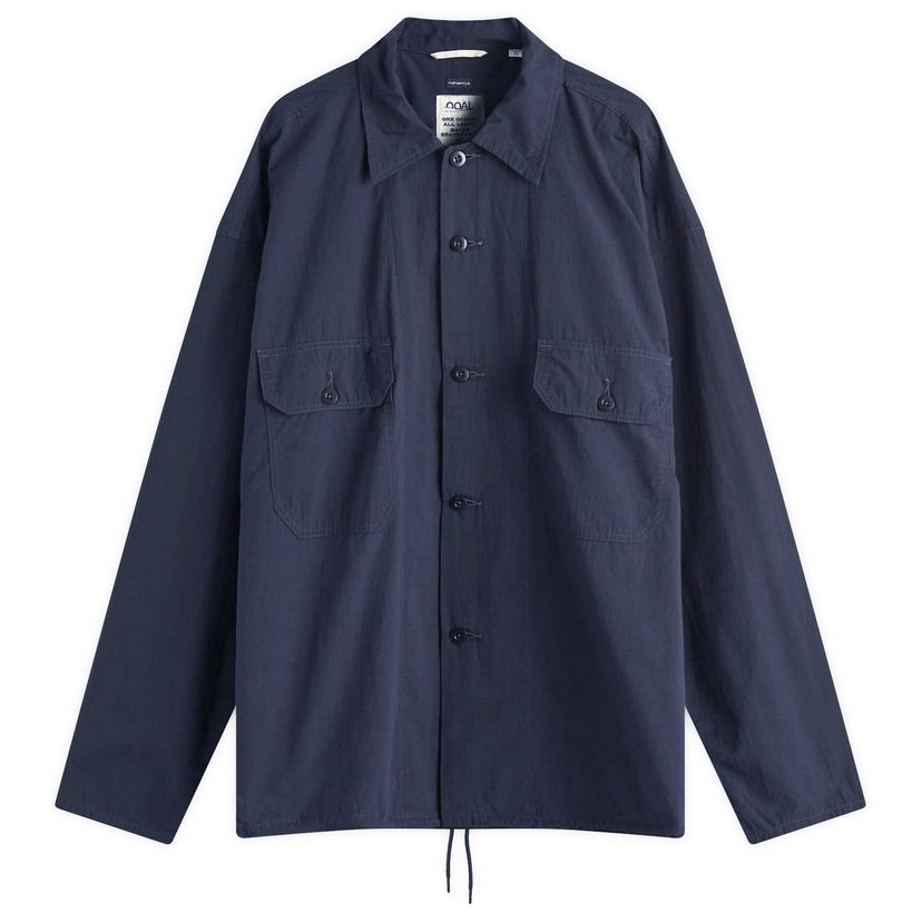 Jakna NANAMICA Cotton Wool Deck Shirt Jacket Mornarica | S24FG009E-DN