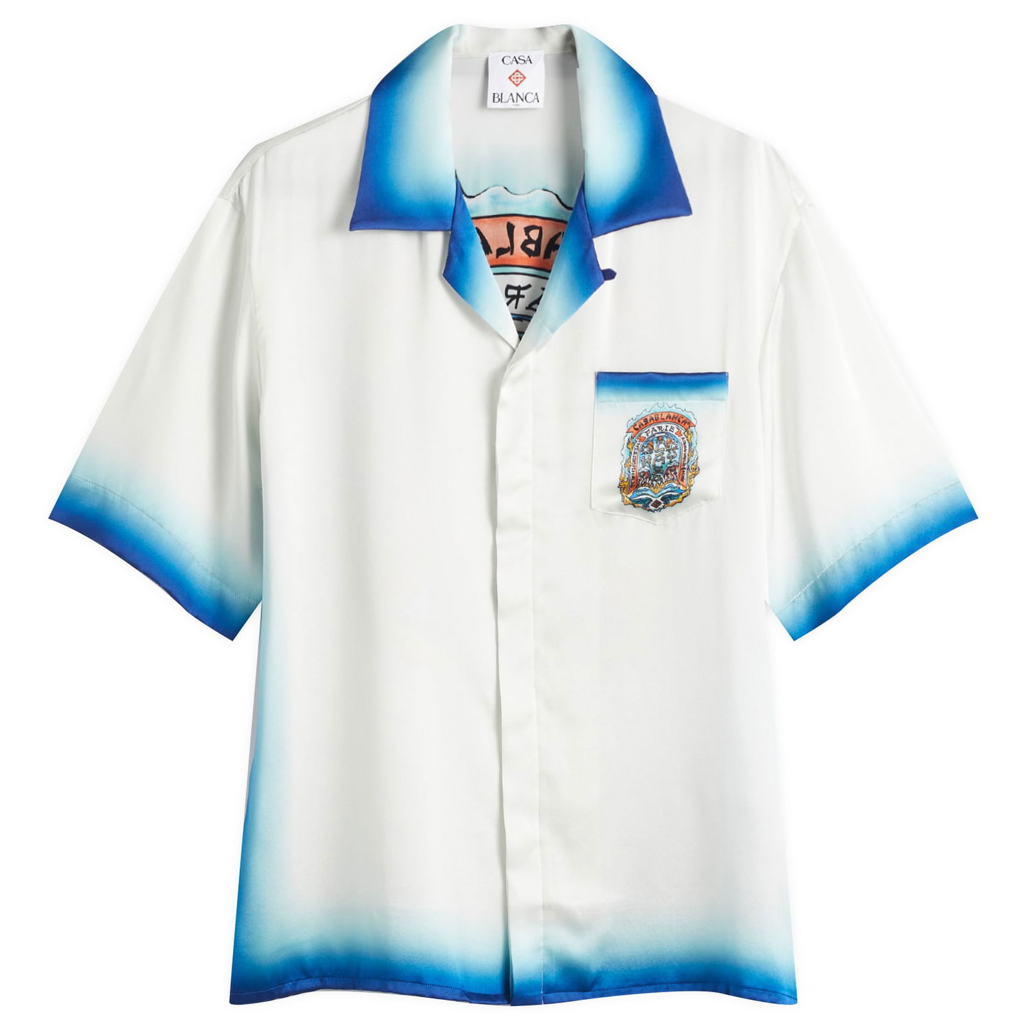 Srajce Casablanca Casablanca Casa Way Skate Vacation Shirt, Size Large Bela | U-MS25-SH-003-03, 1