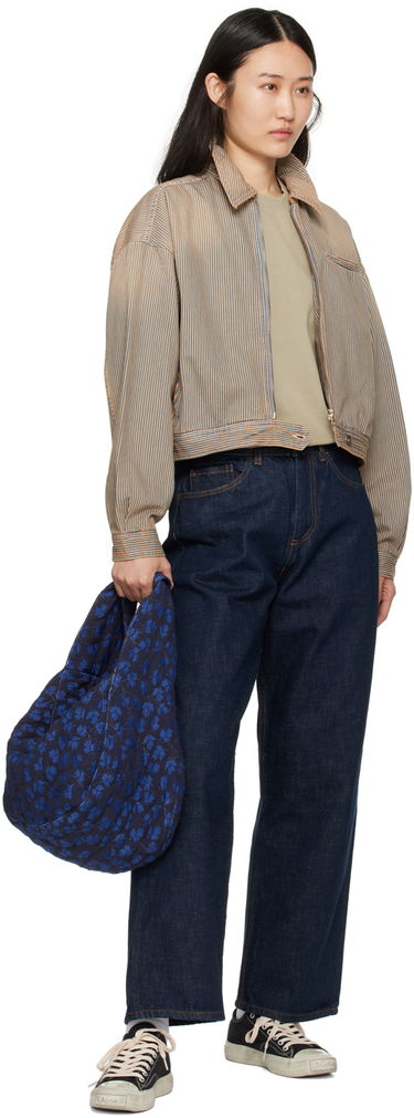 Kavbojke YMC Indigo Straight Leg Jeans Mornarica | Q4AZH, 3