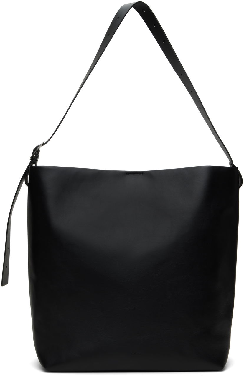 Tote bag Jil Sander Jil Sander Square Belt Large Bag Črna | J08ZH0066_P8361