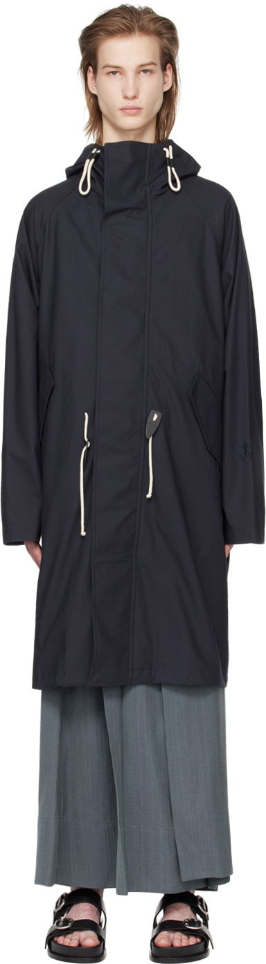 Parka Jil Sander Drawstring Parka Mornarica | J47AA0110_J45039, 0
