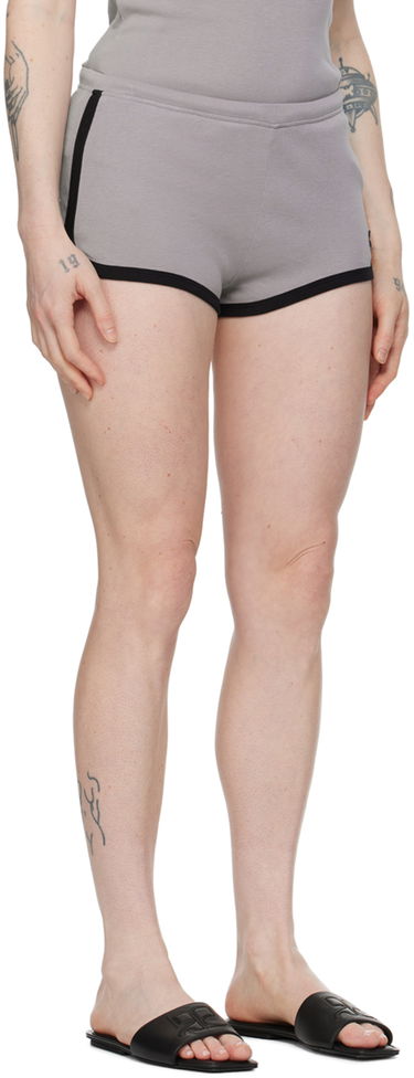 Kratke hlače Courrèges Contrast Trim Casual Shorts Rumena | 124JSH037JS0070, 4
