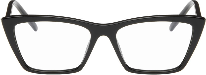 Sončna očala Saint Laurent SL 737 Mica Thin Black Eyeglasses Črna | SL 737 MICA THIN OPT-001