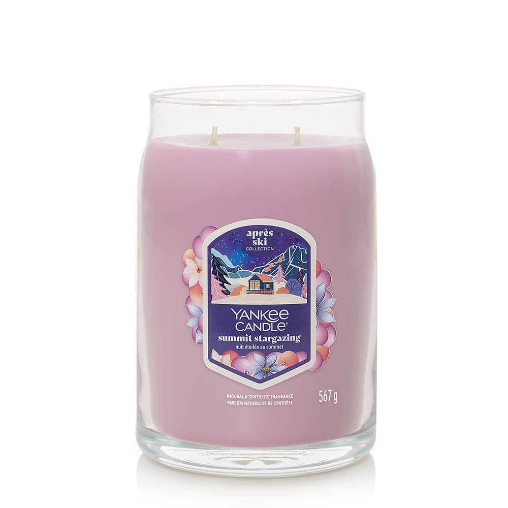 Sveče Yankee Candle Après Ski Collection Signature Large Jar 2 Wicks Summit Stargazing Lila | 43495, 1