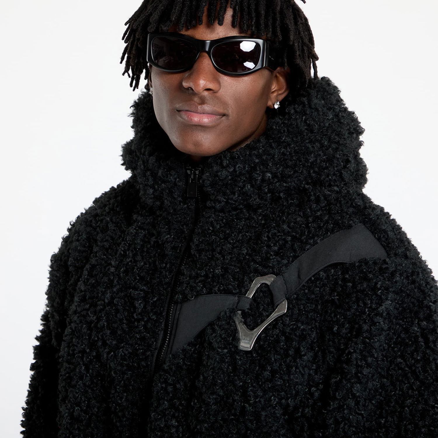 Jakna HELIOT EMIL HELIOT EMIL Chiaroscuro Fleece Jacket Črna | PREAW25_M_02_155_BLK01, 1