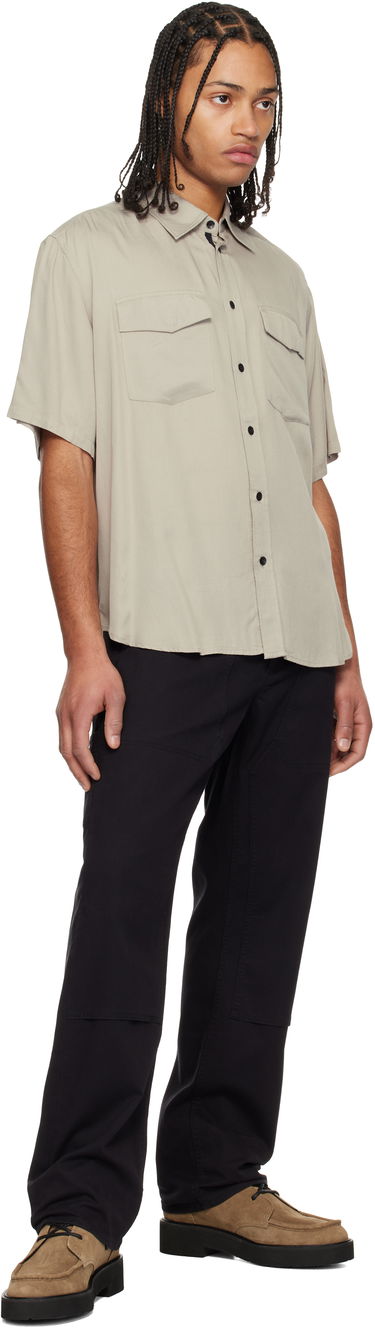 Srajce rag & bone Rag & Bone Matthew Two-Pocket Short Sleeve Shirt Bež | MBW24HA011VSML, 3