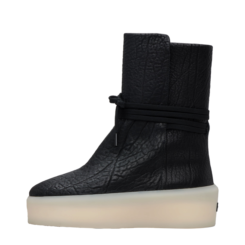 Superge in čevlji Fear of God Pebbled Leather Boots Črna | FG882-109LTH
