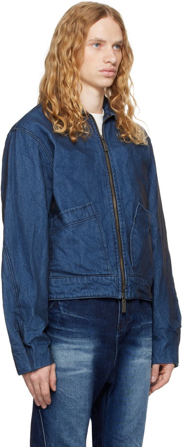 Bomber jakna ADER ERROR Denim Zip-Up Jacket Modra | BN01FWJK1601BL, 1