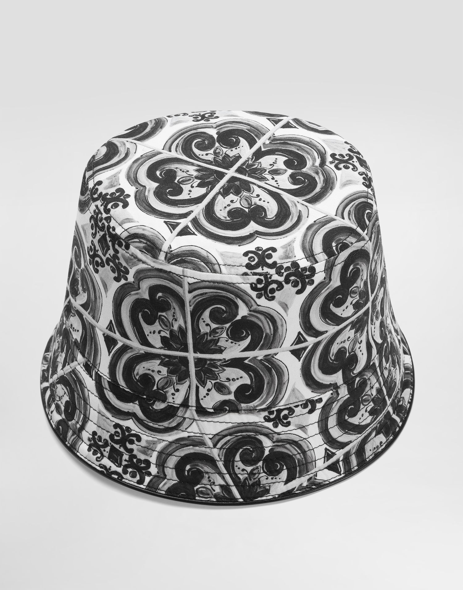 Klobuk Dolce & Gabbana Dolce & Gabbana Majolica-Print Bucket Hat Večbarvna | GH731AFSFNUIU3TN, 1