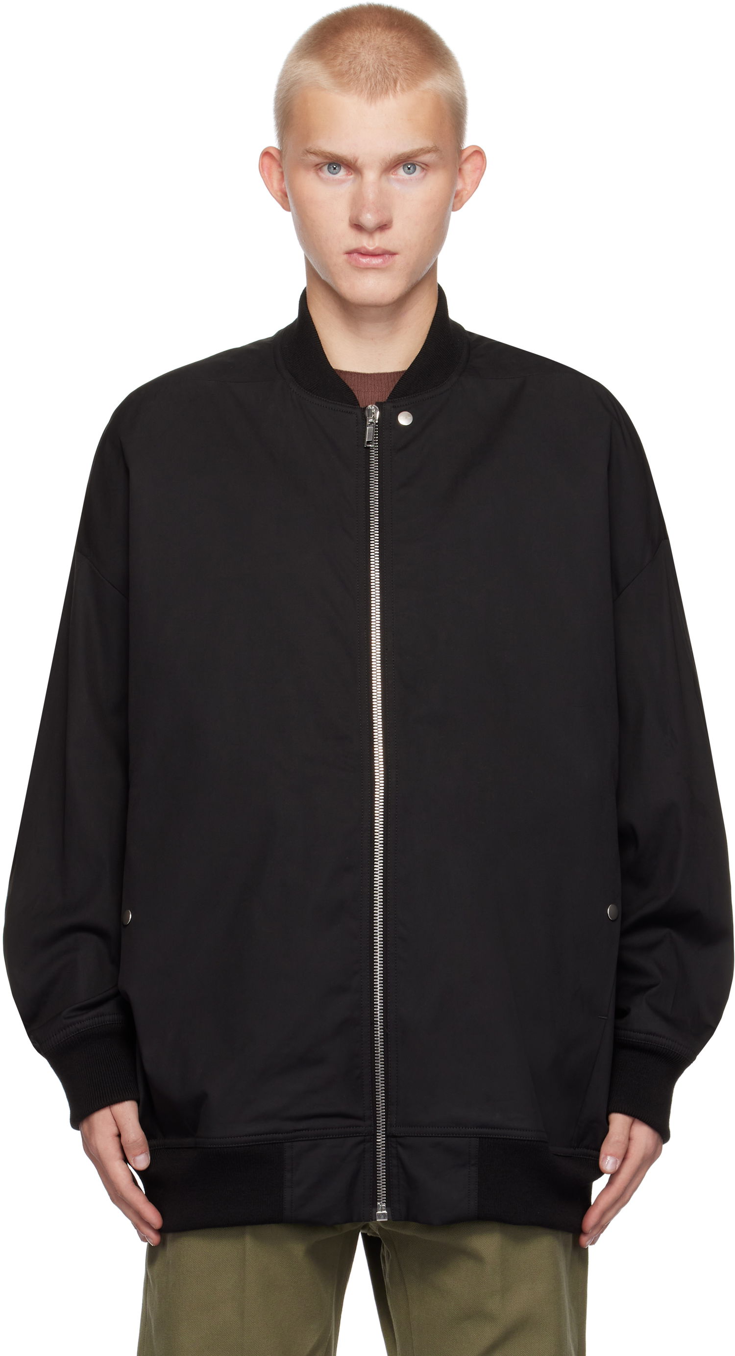 Bomber jakna Rick Owens Jumbo Peter Flight Bomber Jacket Črna | RR02D6795 TEEM7, 0