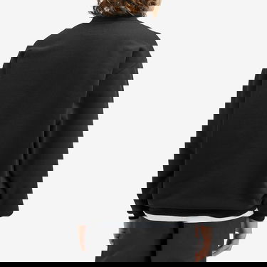 Pulover WTAPS Embroidered Half Zip Sweatshirt Črna | 242ATDT-CSM20-BLK, 3