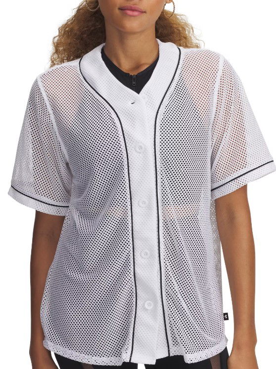 Dres Under Armour Under Armour Sportstyle Mesh Baseball Jersey Bela | 1389637-100, 0