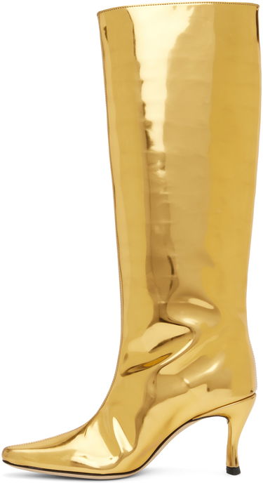 Obleke BY FAR BY FAR Stevie 42 Knee-High Boots Kovinski | 22FWSVIGDLAC, 2