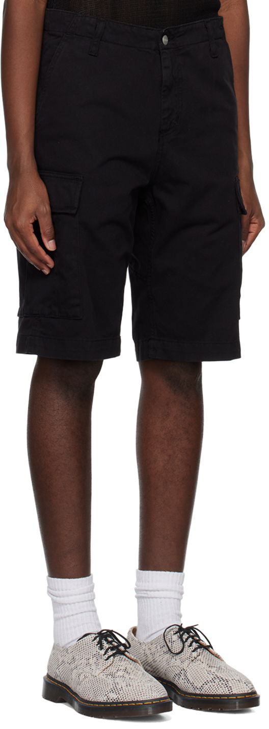 Kratke hlače Carhartt WIP Regular Cargo Shorts Črna | I031517, 1