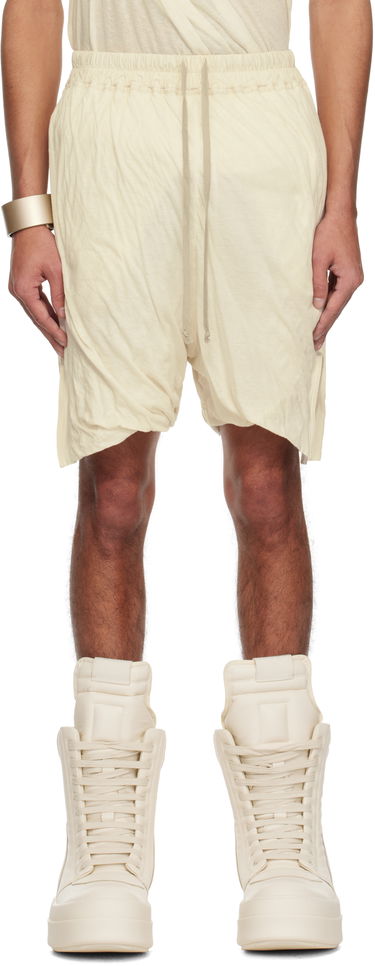 Kratke hlače Rick Owens Rick Owens Hollywood DBL Long Boxers Shorts Bež | RR01E5304 UCDB, 0