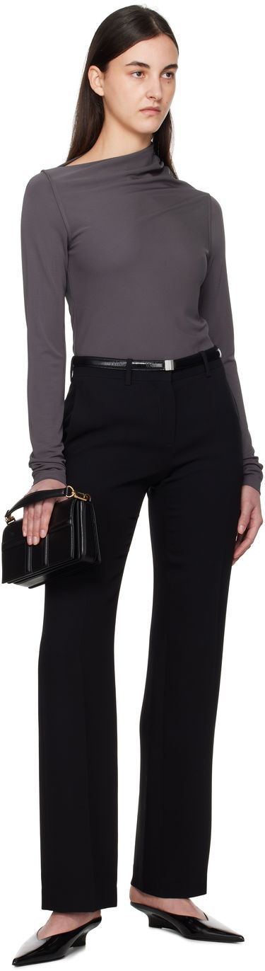Pasovi TOTEME TOTEME Slide Clasp Belt Črna | 251-WAM0033-LE0020, 2