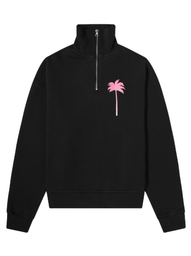 Pulover Palm Angels Funnel Neck Sweat Črna | PMBA044S21FLE0011032