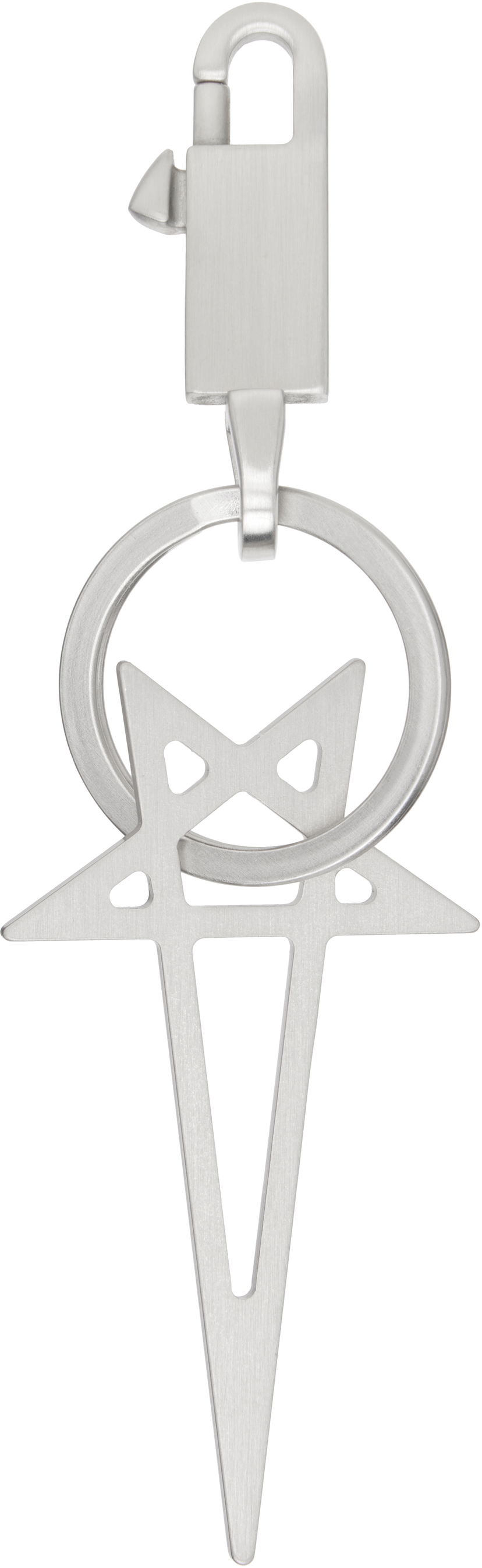Obeski za ključe Rick Owens Rick Owens Hollywood Pentagram Keychain Kovinski | RA01E0691 MET
