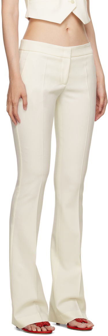 Hlače Blumarine Blumarine Flared Dress Pants Bela | A322P098A, 1