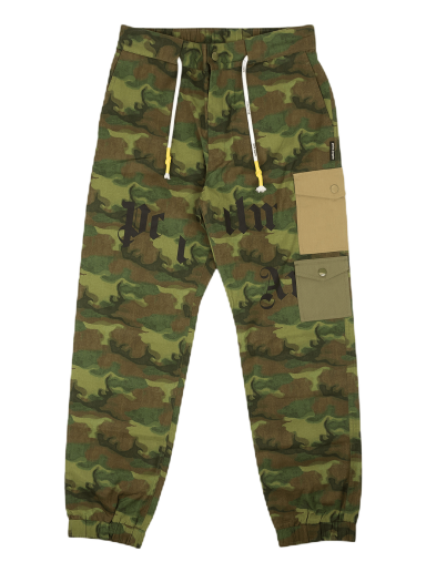 Cargo hlače Palm Angels Camo Cargo Pants Zelena | PMCA085R21FAB0018556