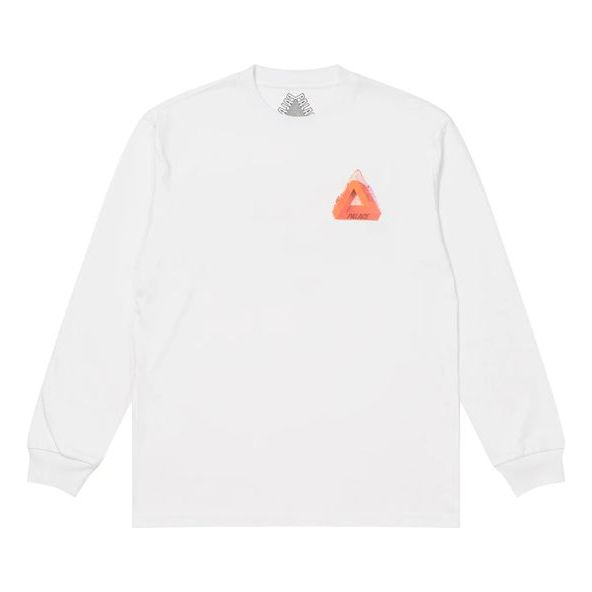 Majica Palace Palace Chapping Long Sleeve T-Shirt Bela | P21LS009