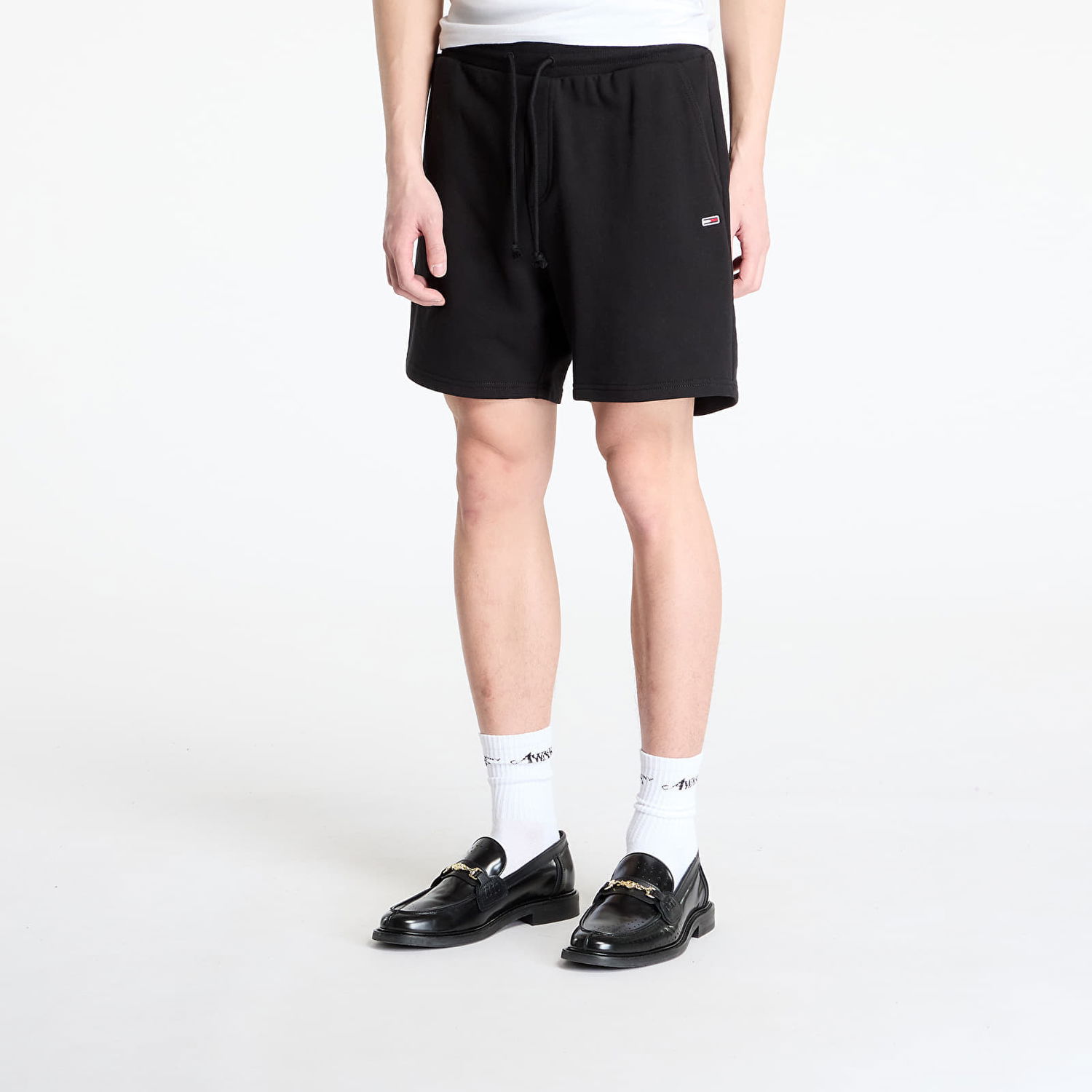 Kratke hlače Tommy Hilfiger Tommy Jeans Entry Graphic Sweatshorts Črna | DM0DM21369 BDS, 0