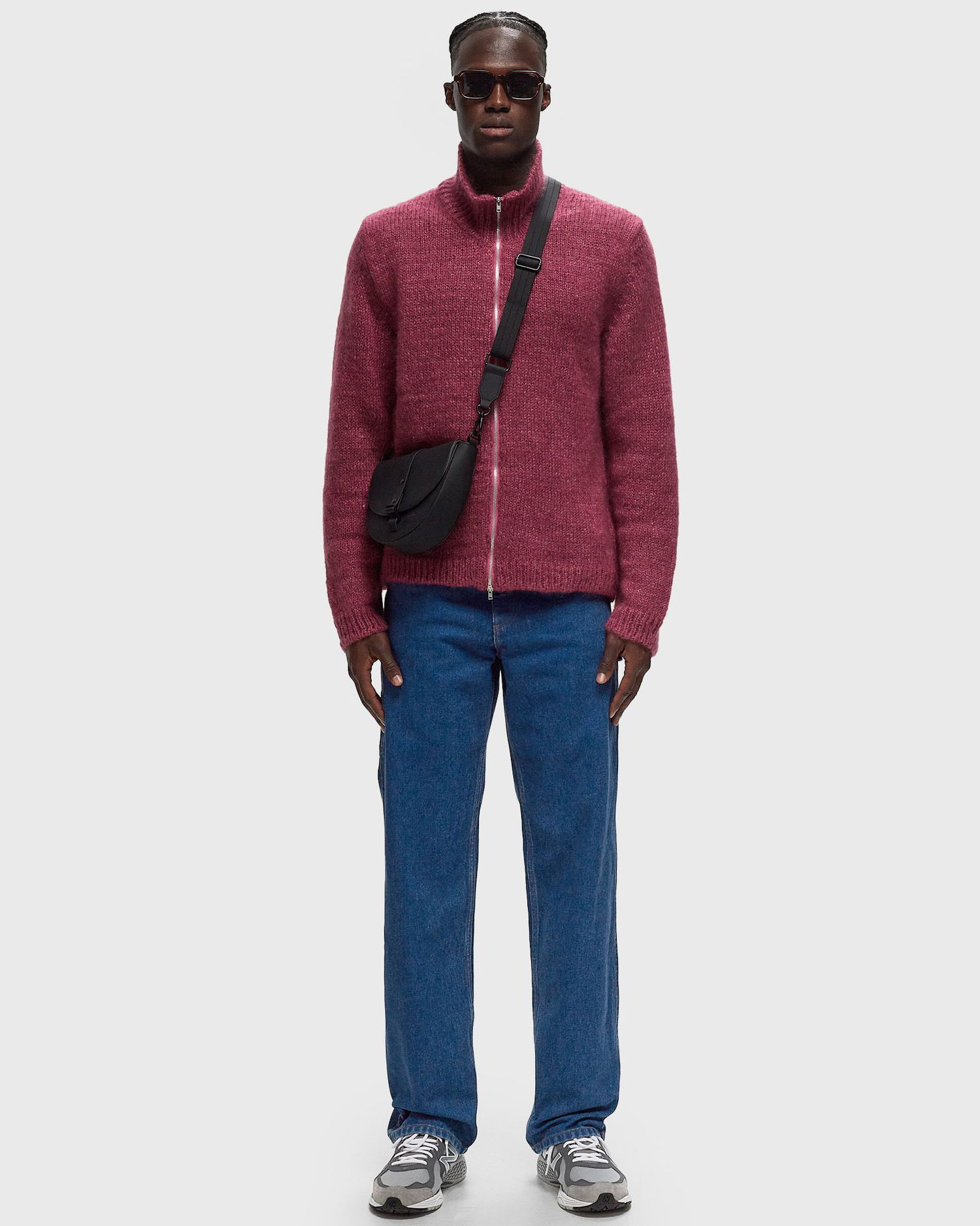 Pleteni pulover OUR LEGACY Float Funnel Sweater Bordo | M4243FU, 1