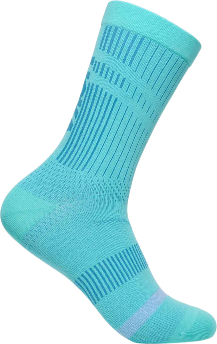 Nogavice Hoka One One Hoka Trail Run Crew Socks Turkizna | 1170332-clu