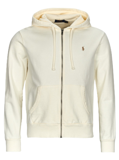 Pulover Polo by Ralph Lauren Molleton Dye Hoodie Bela | 710916692003