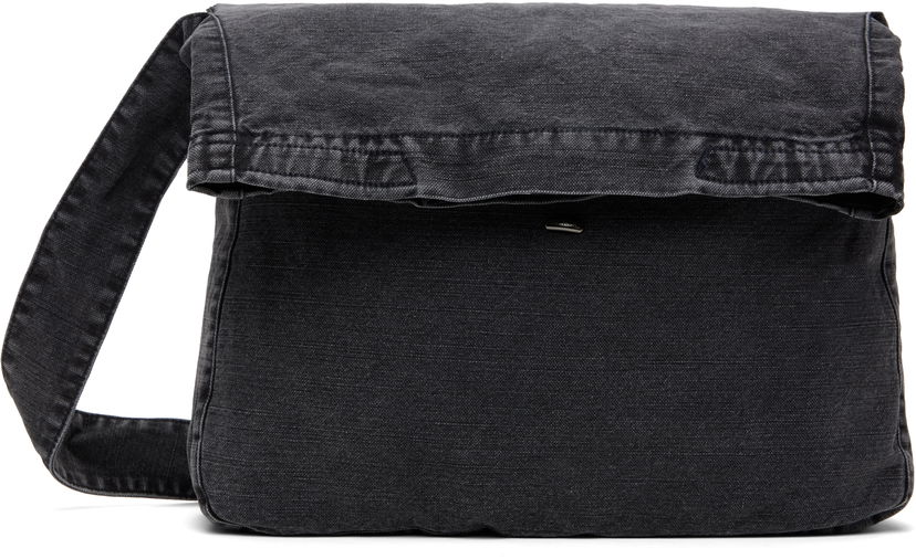 Torba za čez ramo OUR LEGACY OUR LEGACY Denim Sling Bag Črna | A2258SBEC