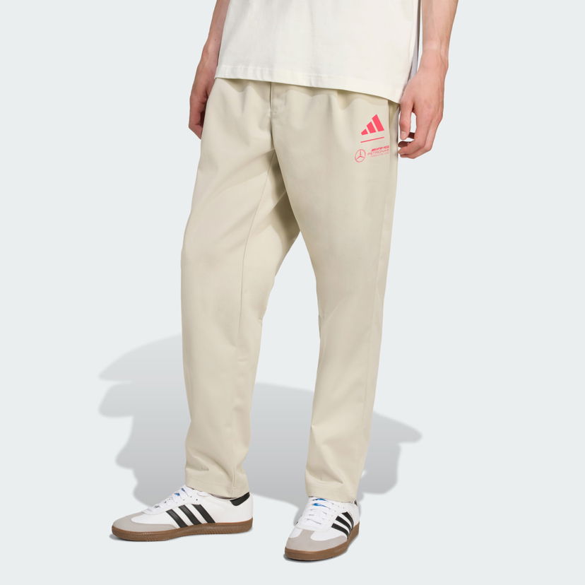 Hlače adidas Performance Mercedes - AMG Petronas Formula One Team Summer Chino Pants Bež | JW3472