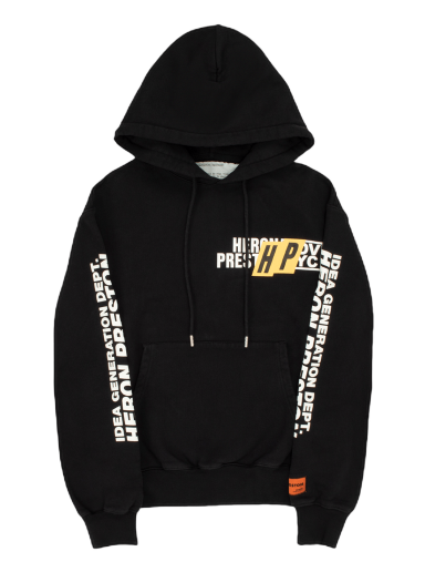 Pulover HERON PRESTON HP Real Estate Hoodie Črna | HMBB024F22JER0101001