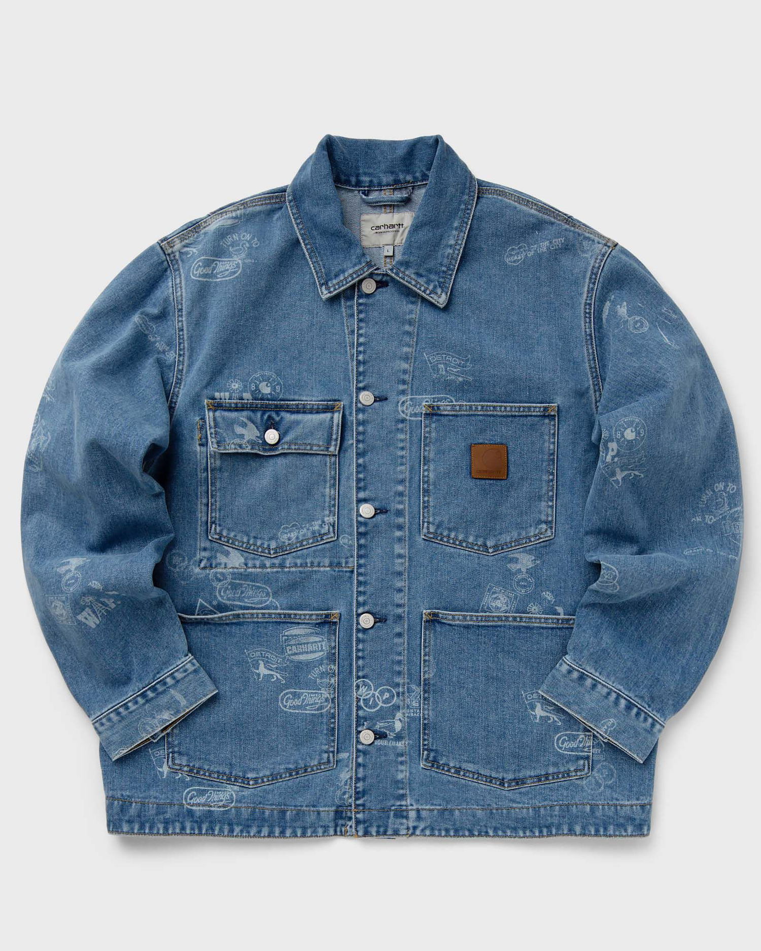 Jakna Carhartt WIP Stamp Jacket Modra | I033743-2LN.35, 0