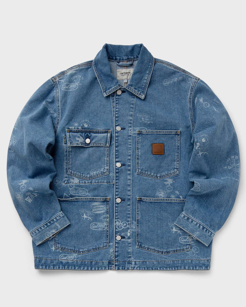 Jakna Carhartt WIP Stamp Jacket Modra | I033743-2LN.35