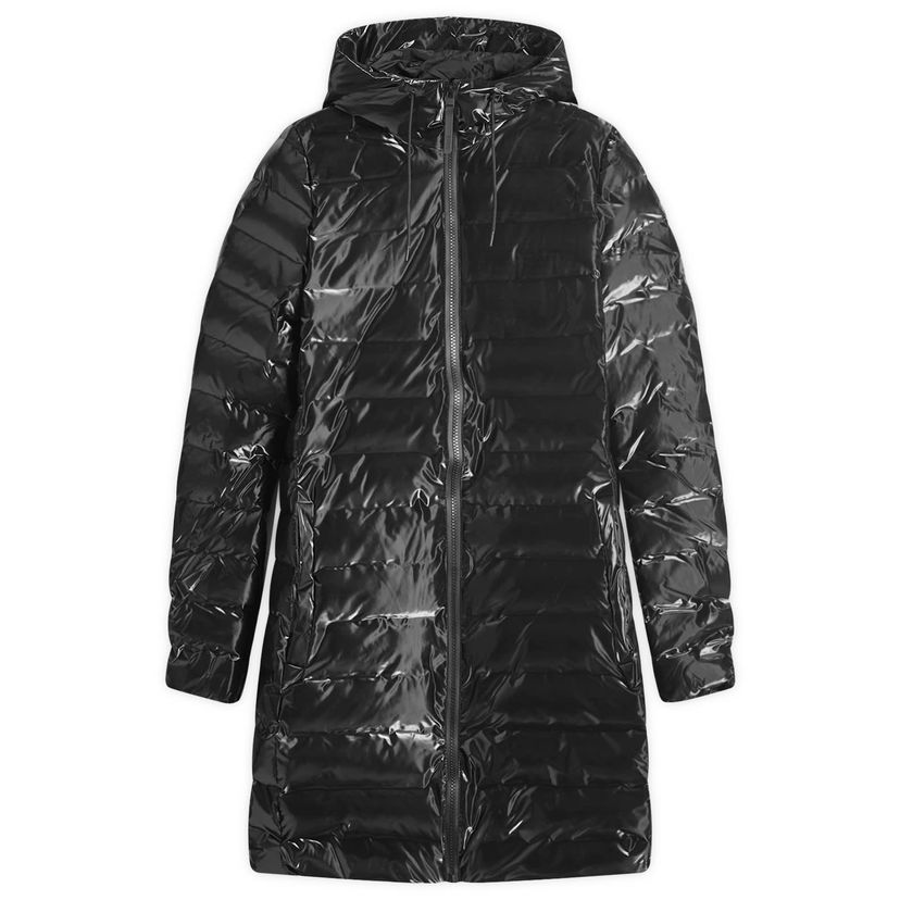 Puhovka Rains Lohja Long Curve Puffer Jacket Črna | 15890-29