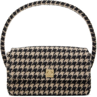 Torbica Anine Bing Houndstooth Pattern Shoulder Bag Črna | A-13-0112-131, 0