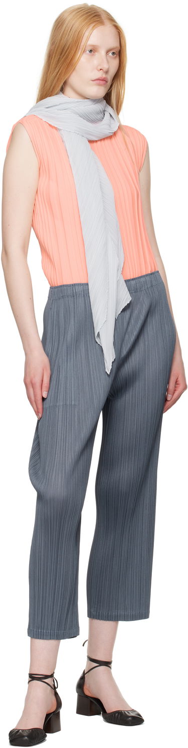 Šala Pleats Please Issey Miyake Pleats Please Issey Miyake Basic Pleated Scarf Siva | PP57AD001, 1