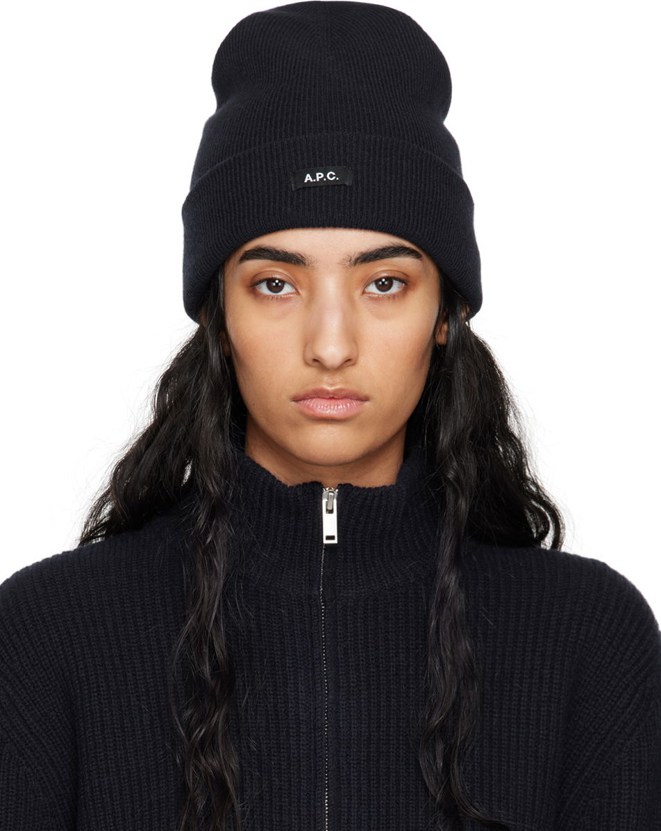 Beanie A.P.C. Navy Autumn Beanie Mornarica | WVBCZ-M25080, 0