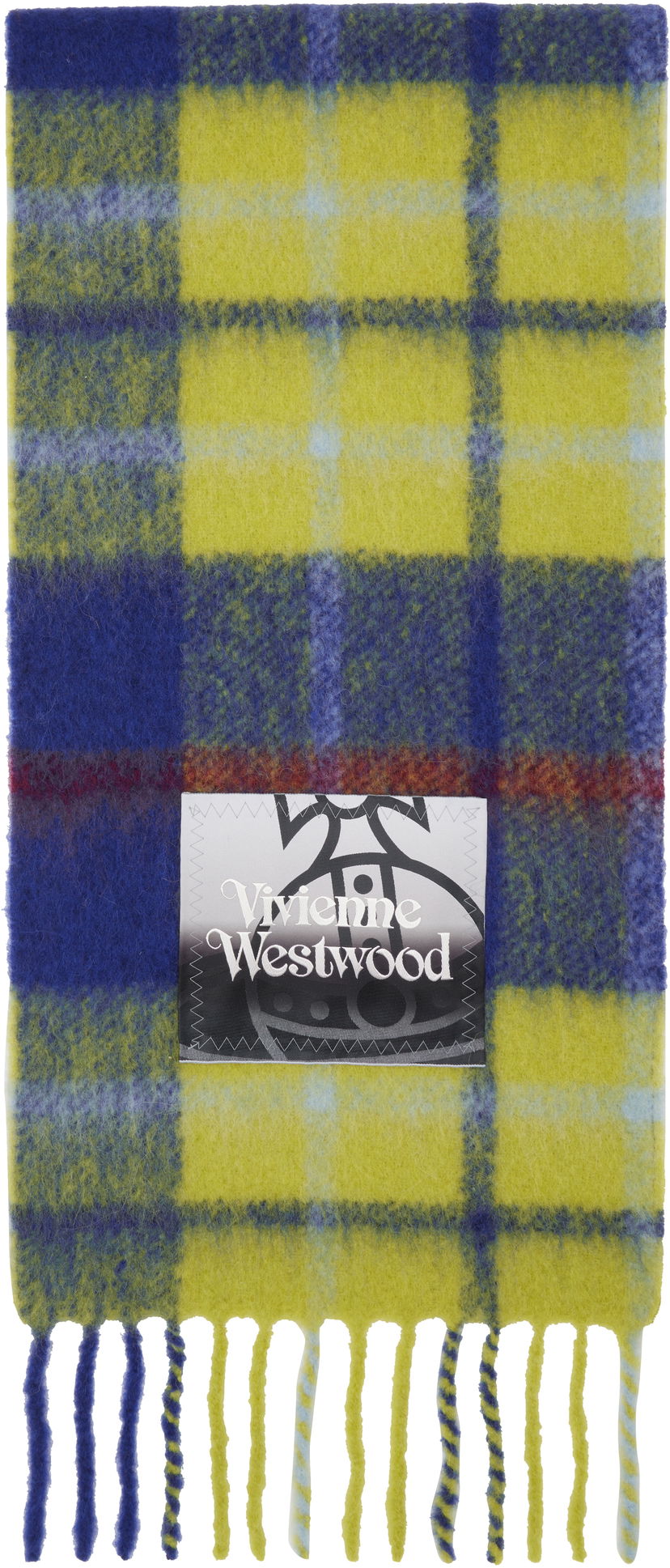 Šala Vivienne Westwood Tartan Scarf Zelena | 8103014F-W00ZJ-