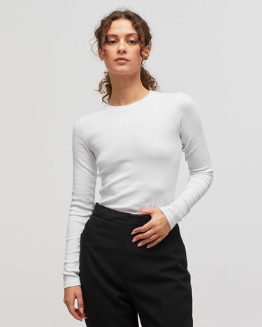 Majica Samsoe Samsoe Samsøe & Samsøe ALEXA Long Sleeve T-Shirt XL Bela | F00013150-WHITE, 1
