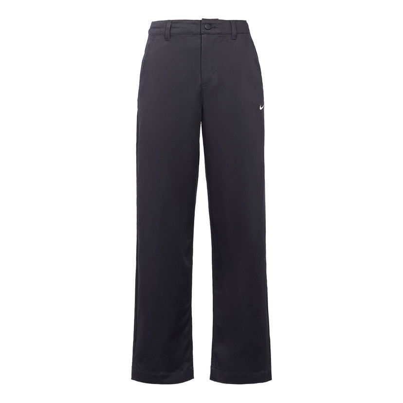 Hlače Nike Nike Life Solid Loose Straight Casual Pants Črna | DX6028-010