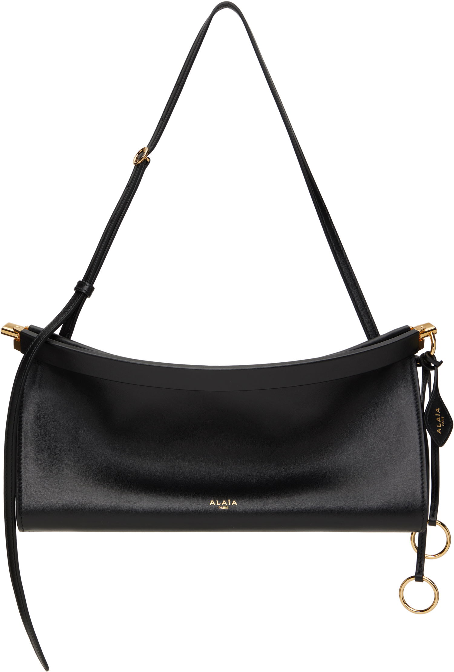 Torba za čez ramo Alaïa ALAÏA 'Le Click' East West Medium Shoulder Bag Črna | AA1S01430CA332, 0