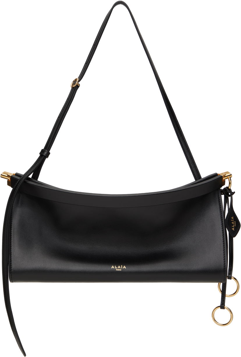 Torba za čez ramo Alaïa ALAÏA 'Le Click' East West Medium Shoulder Bag Črna | AA1S01430CA332
