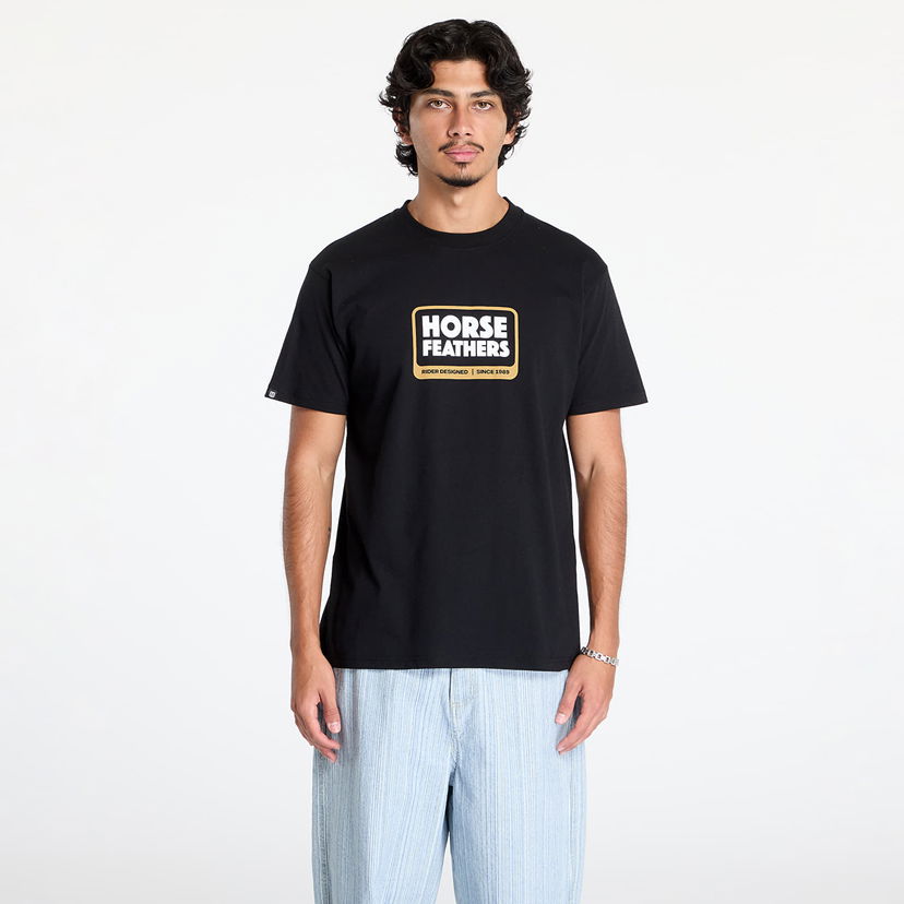 Majica Horsefeathers Millennium T-Shirt Black M Črna | SM1358A