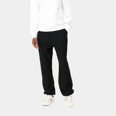 Trenirka Carhartt WIP American Script Sweat Pant Črna | I032328_89_XX, 0