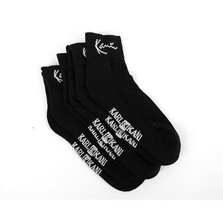 Nogavice Karl Kani Karl Kani Signature Ankle Socks 3-Pack Črna | KK3002040