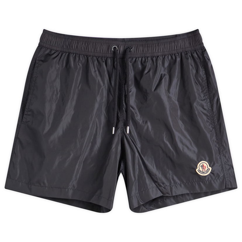 Kratke hlače Moncler Logo Swim Shorts Mornarica | 2C000-06-53326-743