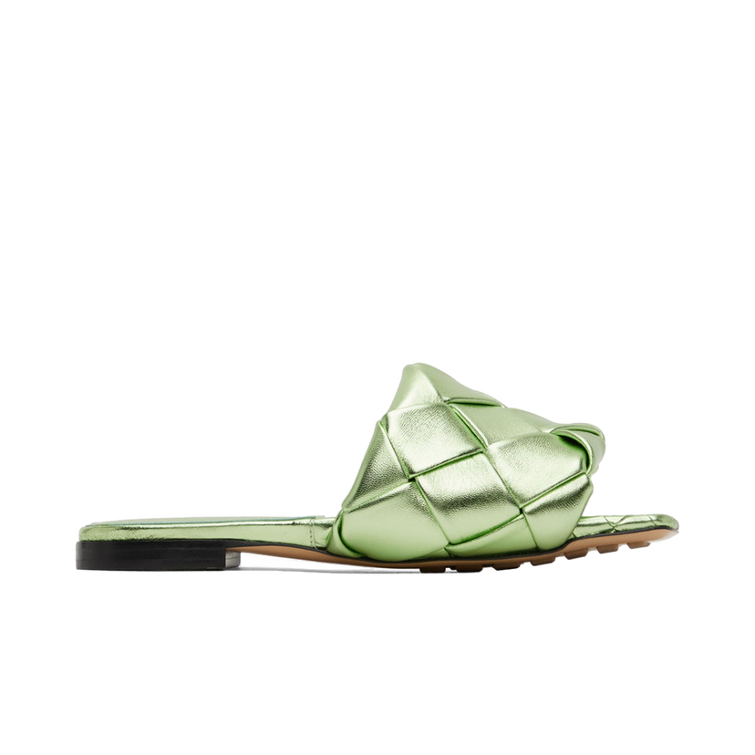 Superge in čevlji Bottega Veneta Lido Sandals "Green" Zelena | 608853 V29N0