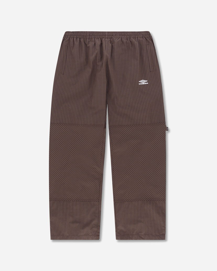 Trenirka Umbro Mini Check Double Knee Pants Rjava | UBMW0148FA102 BRW0022